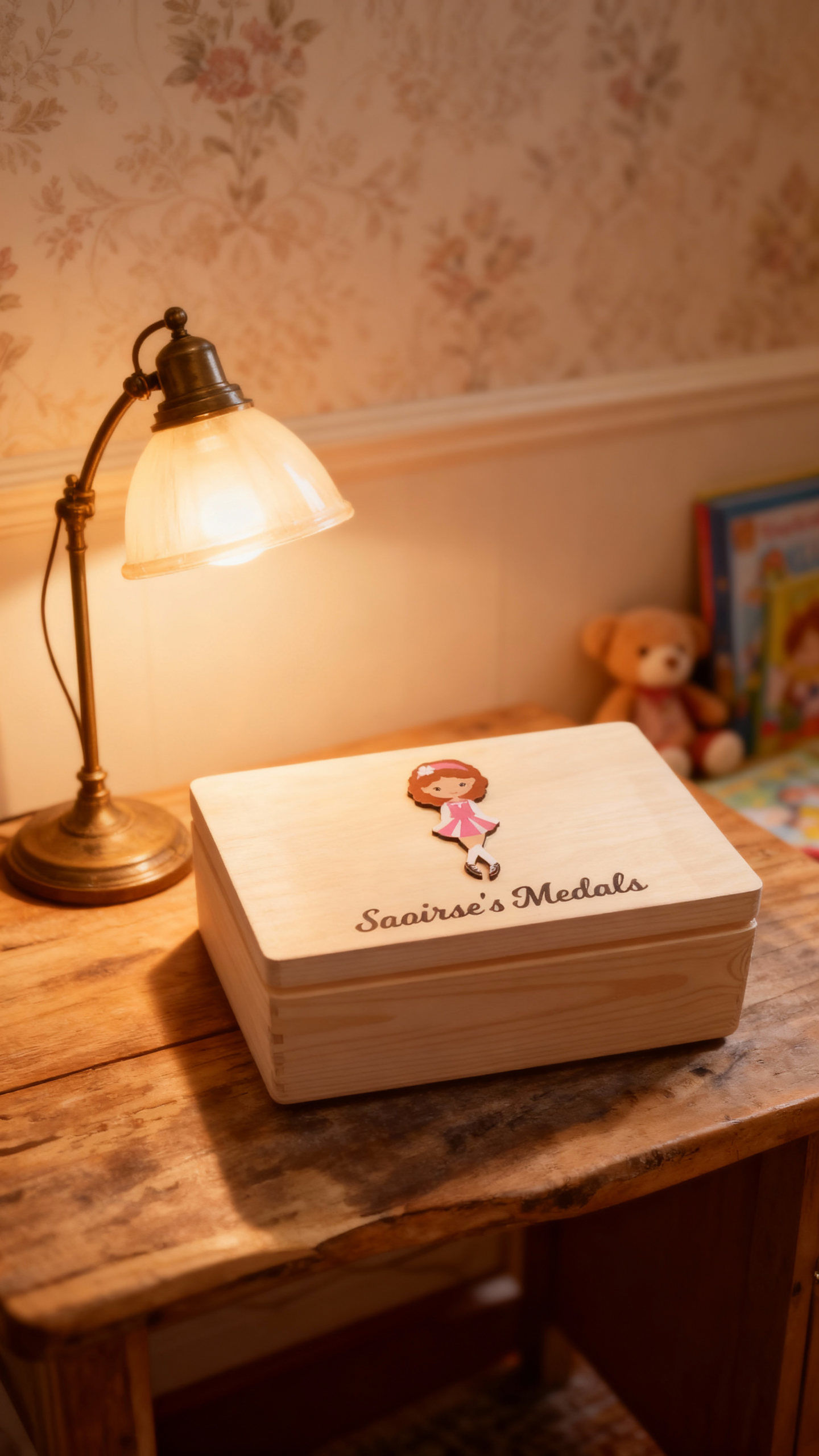 Female Irish Dancer Medal Box