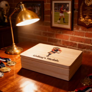 Rugby Medal Box