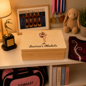 Personalised Gymnastics Medal Box