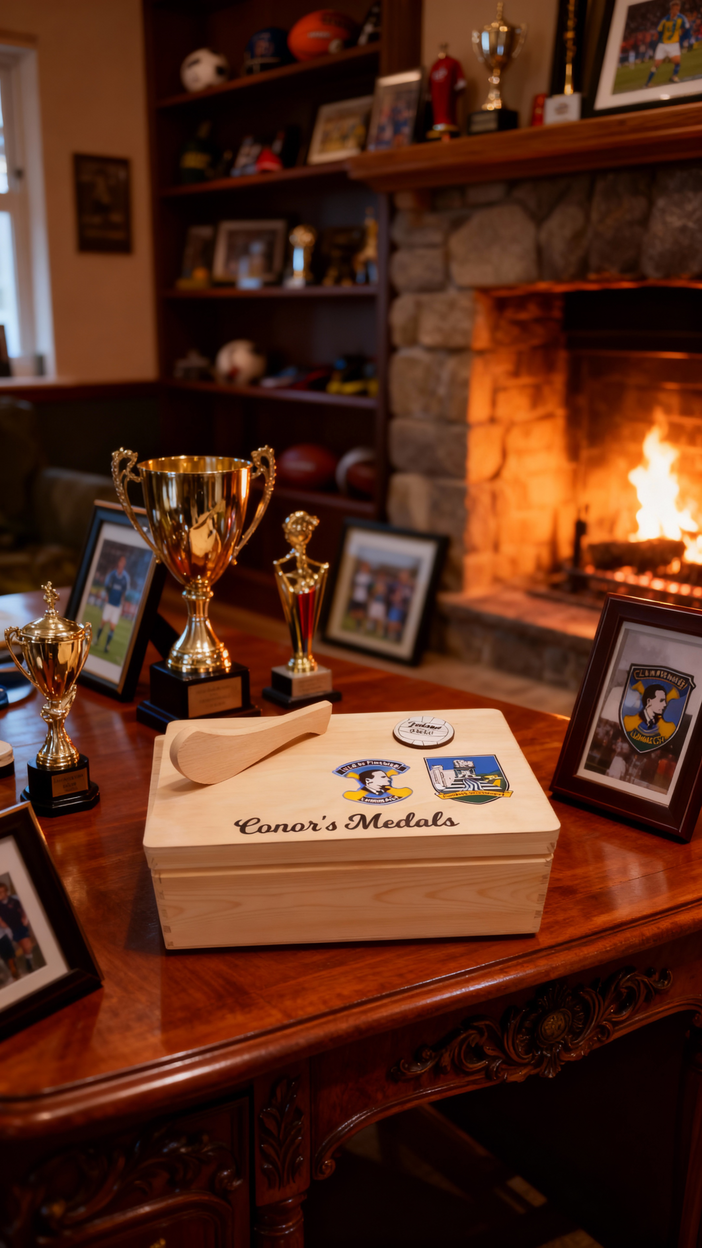 Hurling / Camogie and Gaelic Football Medal Box