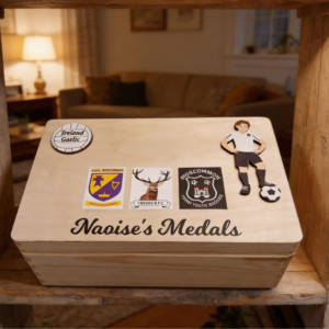 Soccer and Gaelic Football Medal Box