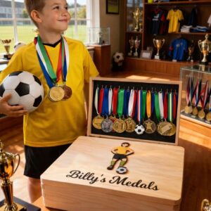 Soccer Medal Box - Male