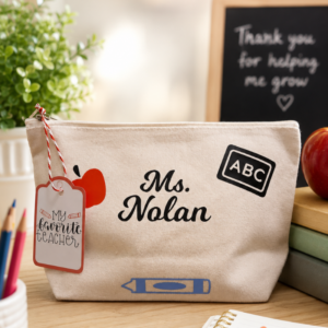 Teacher Gift. Personalised Teacher Pencil Case