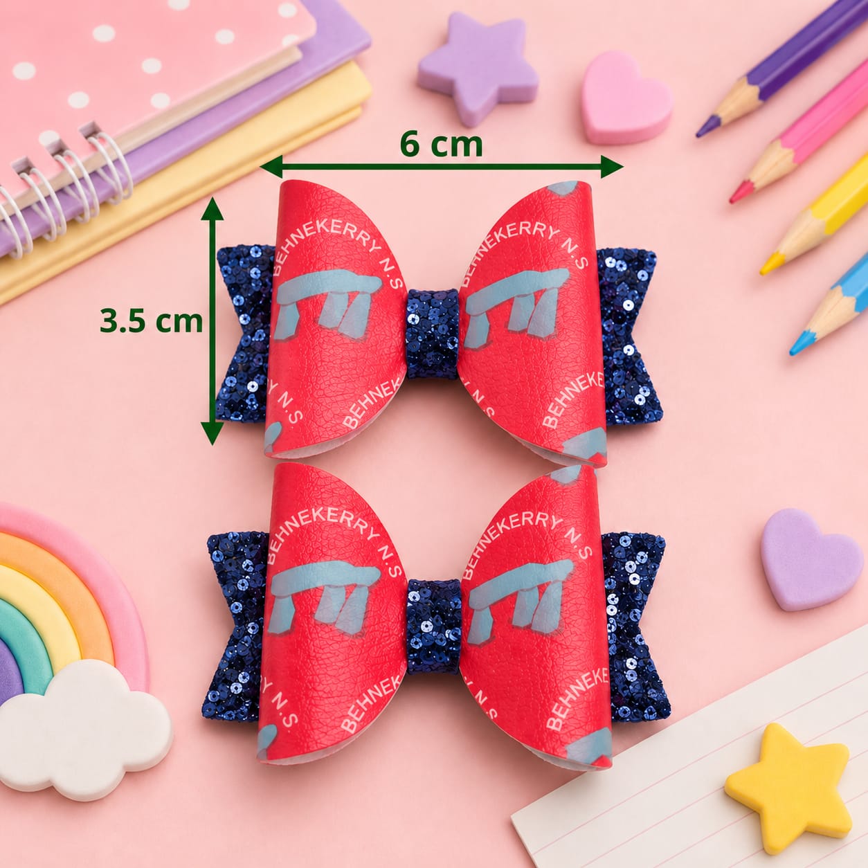 Pigtail Bow Set